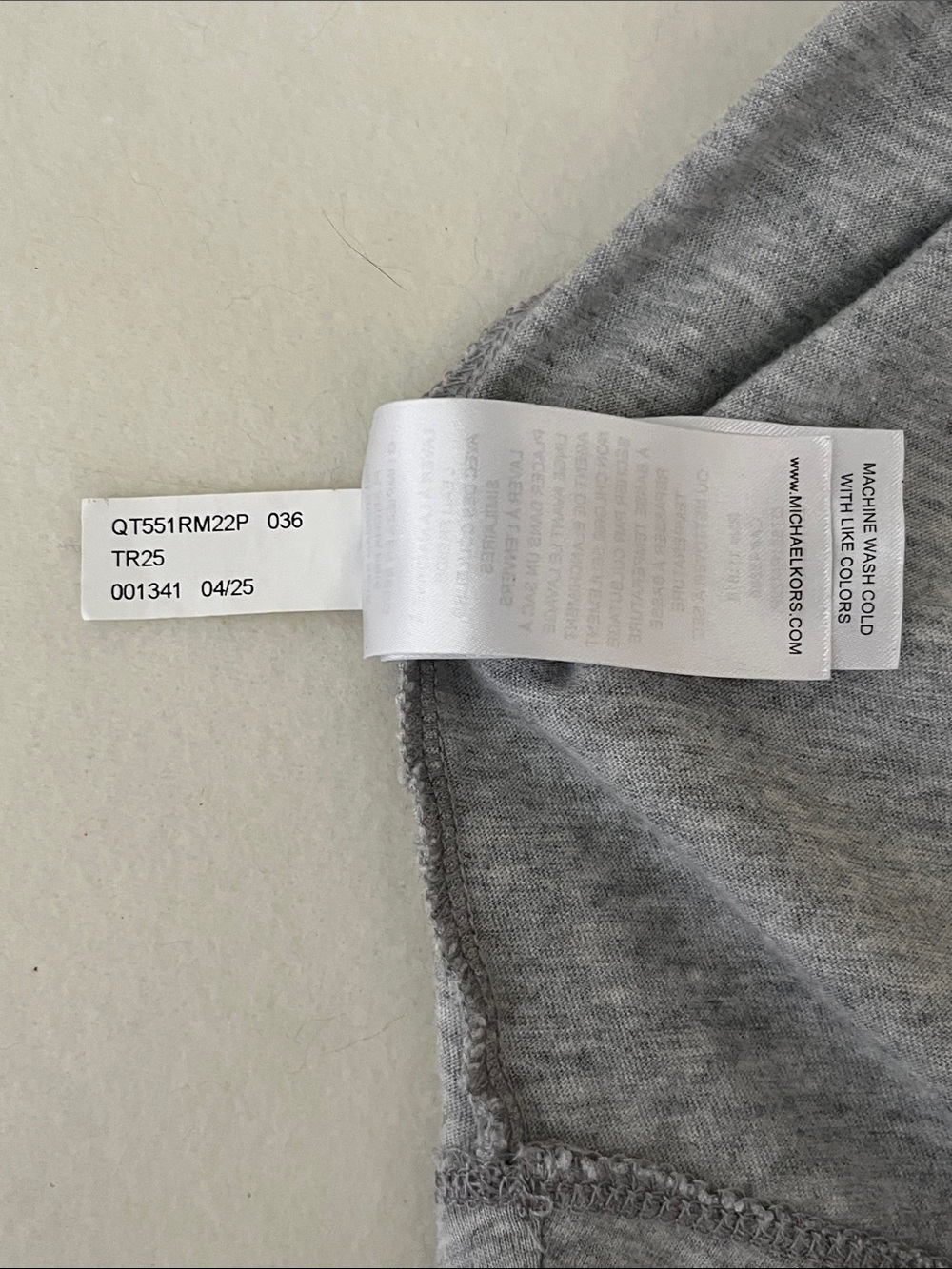 Michael Kors Heather Gray Grommet-Trim Sleeveless Tank - Picture 9 of 9